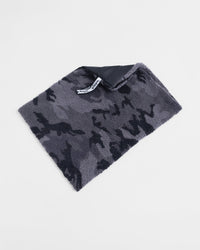 Studio Shot of Dryrobe® black grey camo cushion cover