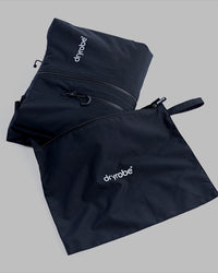 *MALE* detail studio shot of Tech-Lite Dryrobe® and bag