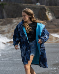Blue Camo Blue Kids Advance Changing Robe