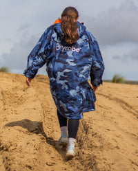 Blue Camo Orange Kids Advance Changing Robe