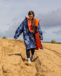 Blue Camo Orange Kids Advance Changing Robe