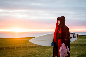 UK freesurfer Oli Adams renews ambassador relationship with dryrobe