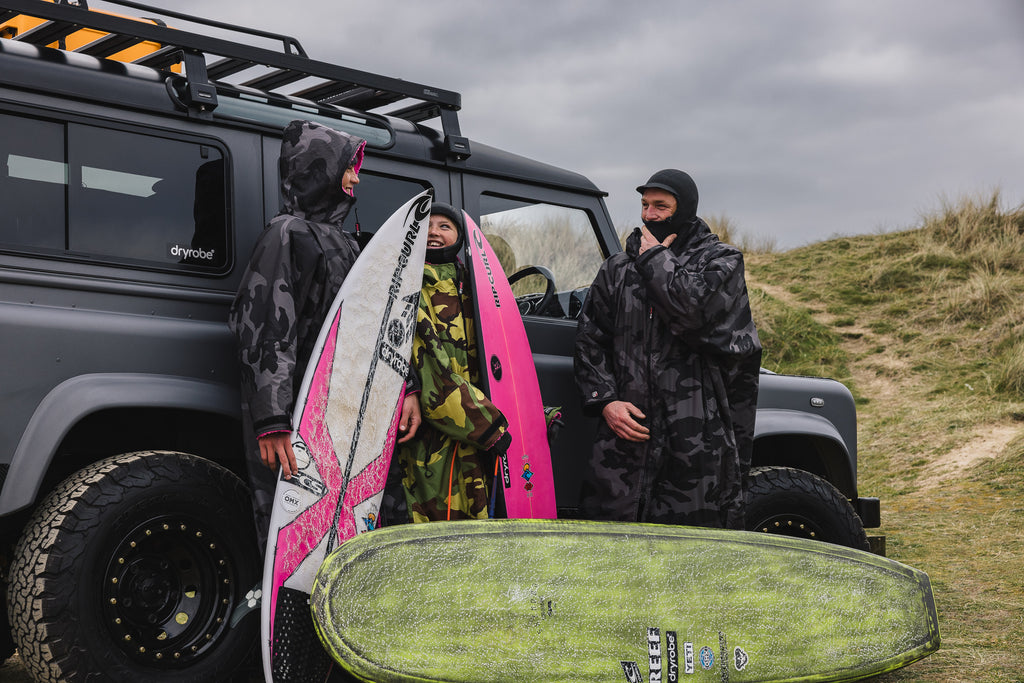 Shaped by Nature: Arkonik x dryrobe - Ben, Lukas and Lila Skinner