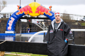 dryrobe sponsors - RedBull Neptune steps.