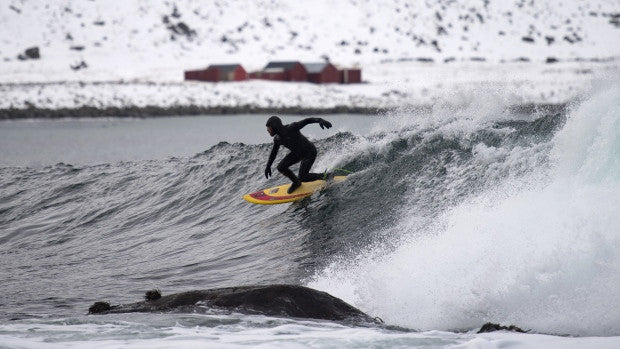 Freezing waves and surf legends in the Arctic Circle
