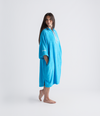 Blue Organic Towel Changing Robe