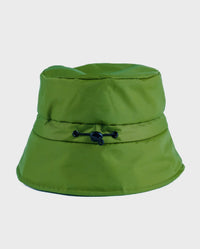 Back of dryrobe Fleece Lined Bucket Hat in Forest Green 