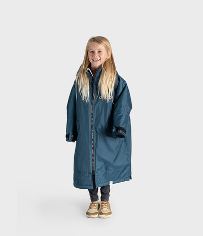 Deep Sea Blue Sand Camo Advance Umkleidemantel für Kinder