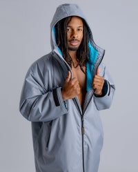 *MALE* head shot in studio wearing 2025 LTD edition RNLI Dryrobe®