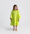 Kinder-Handtuchmantel aus Bio-Baumwolle Lime Green