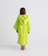 Kinder-Handtuchmantel aus Bio-Baumwolle Lime Green