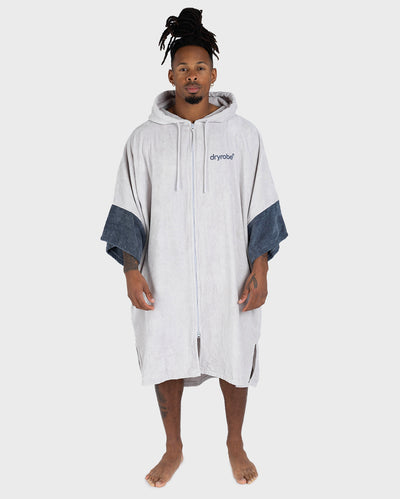 Resale - Nimbus Cloud Full-Zip Organic Towel Robe - Medium
