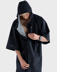 *MALE* wearing dryrobe® Lite changing robe