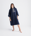 Handtuchmantel aus Bio-Baumwolle Navy