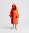 Kinder-Handtuchmantel aus Bio-Baumwolle Orange