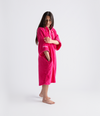 Handtuchmantel aus Bio-Baumwolle Hot Pink