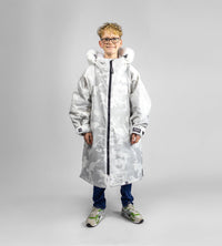 Alpine White Camo Kids Advance Changing Robe