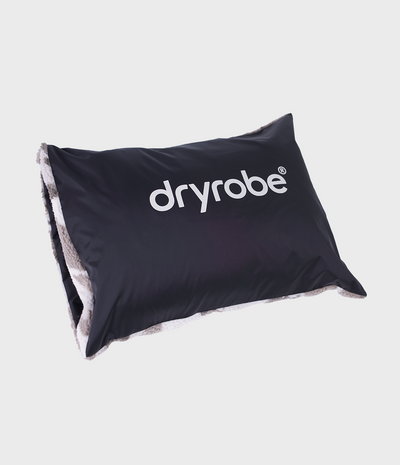 Sand Camo Black Cushion Cover