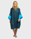 Resale - Slate Grey Blue Full-Zip Towel Robe - Large
