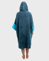 Resale - Slate Grey Blue Full-Zip Towel Robe - Large