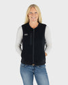 Black Thermal Unisex Fleece Gilet