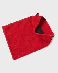 Lining side of Red Black dryrobe® Cushion Cover