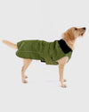 Resale - Dark Green Black Dog Coat - Large