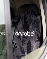 Camo Black Single Car Seat Cover