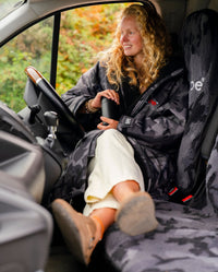 Camo Black Single Car Seat Cover