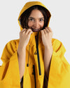 Poncho imperméable jaune taille unique