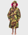 Poncho de change Advance pour enfants camouflage/rose