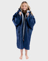 Navy Grey Kids Advance Changing Robe