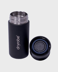 dryrobe Ocean Bottle Brew Flask shown with lid off 