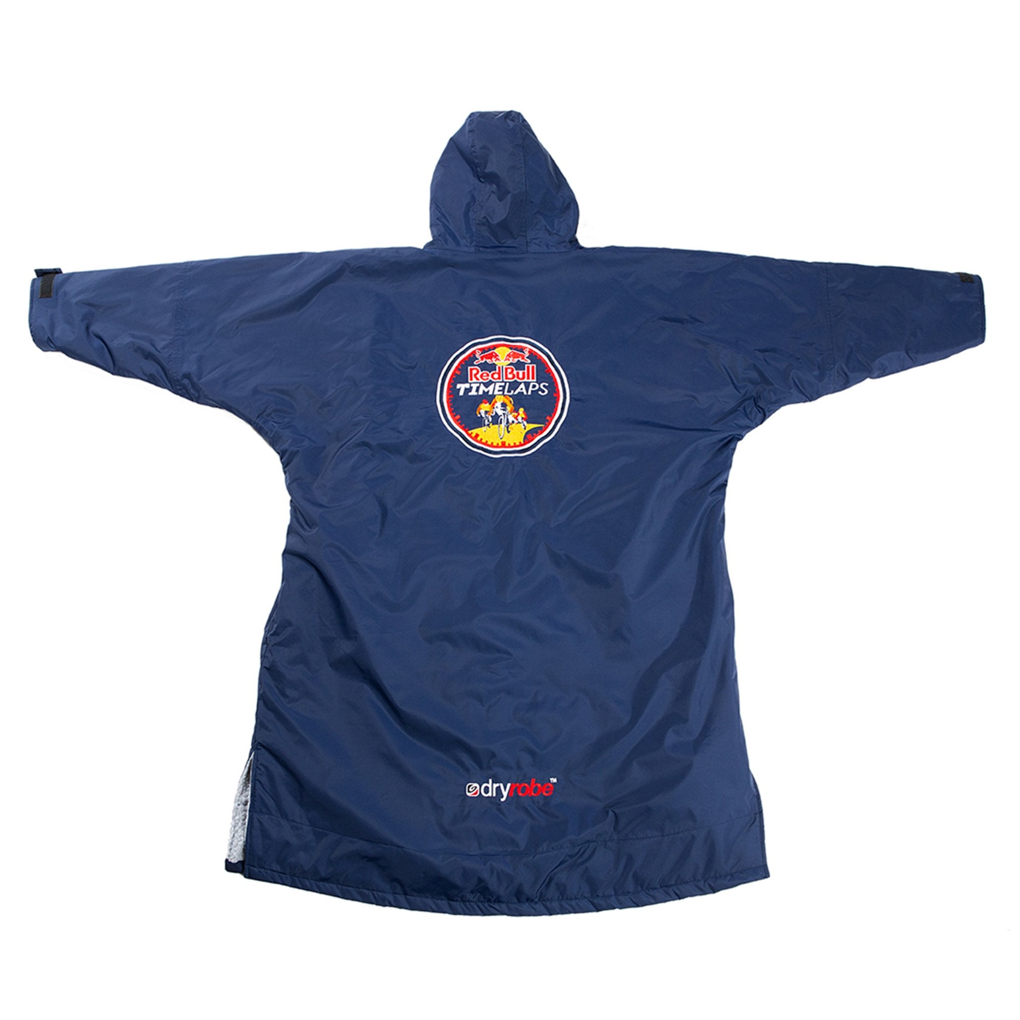 1|M,L, dryrobe Advance long sleeve Large Red Bull Time Laps dryrobe Full Back